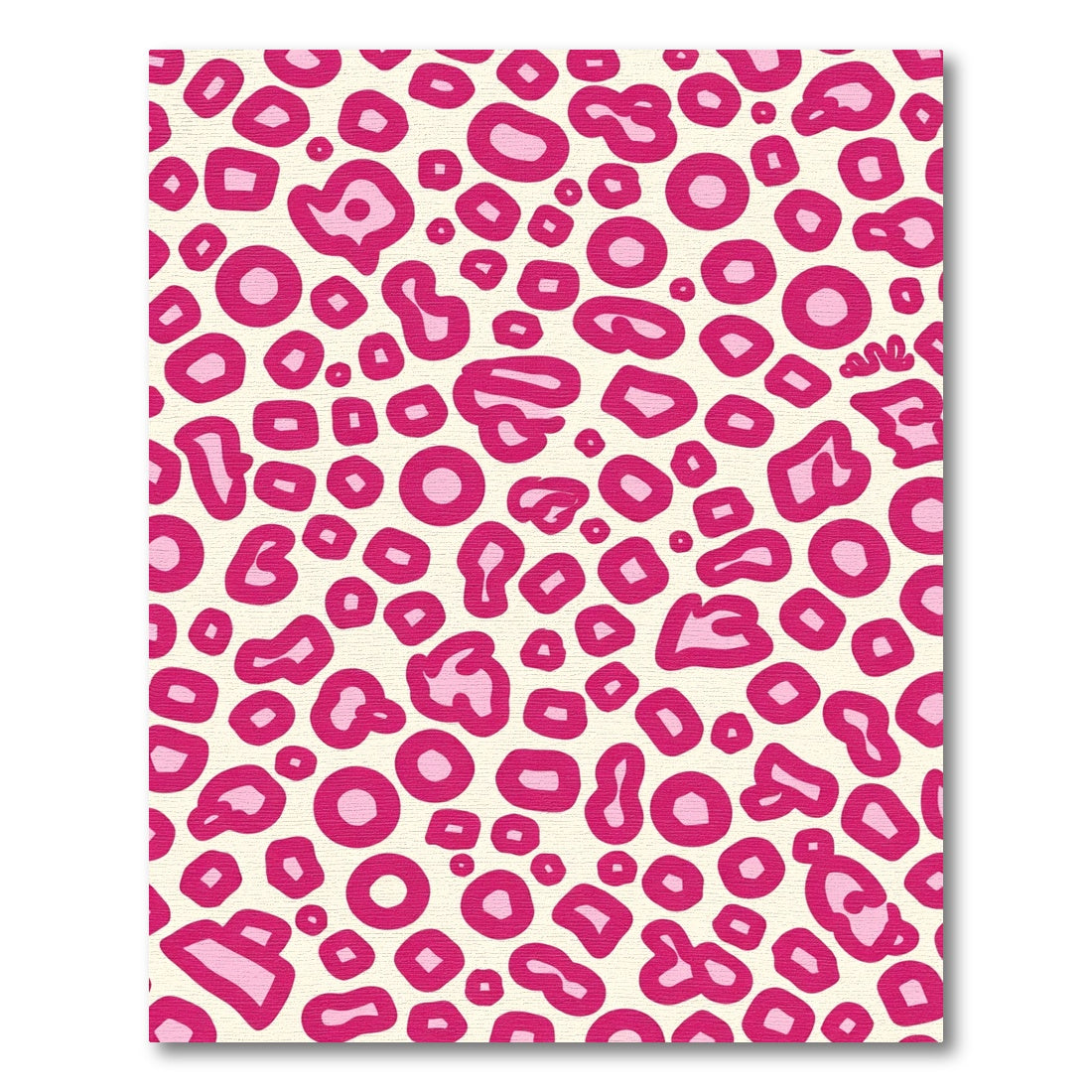 Hot Pink Leopard Spots Rug