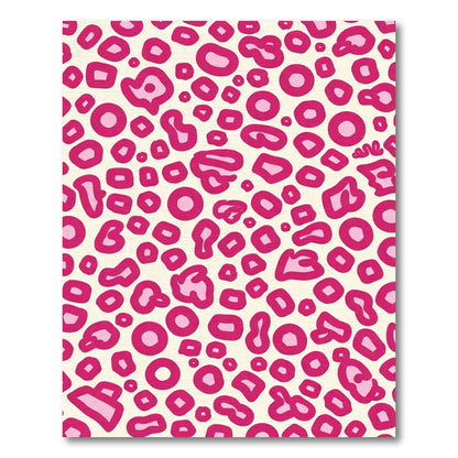 Hot Pink Leopard Spots Rug
