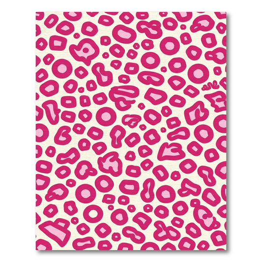 Hot Pink Leopard Spots Rug