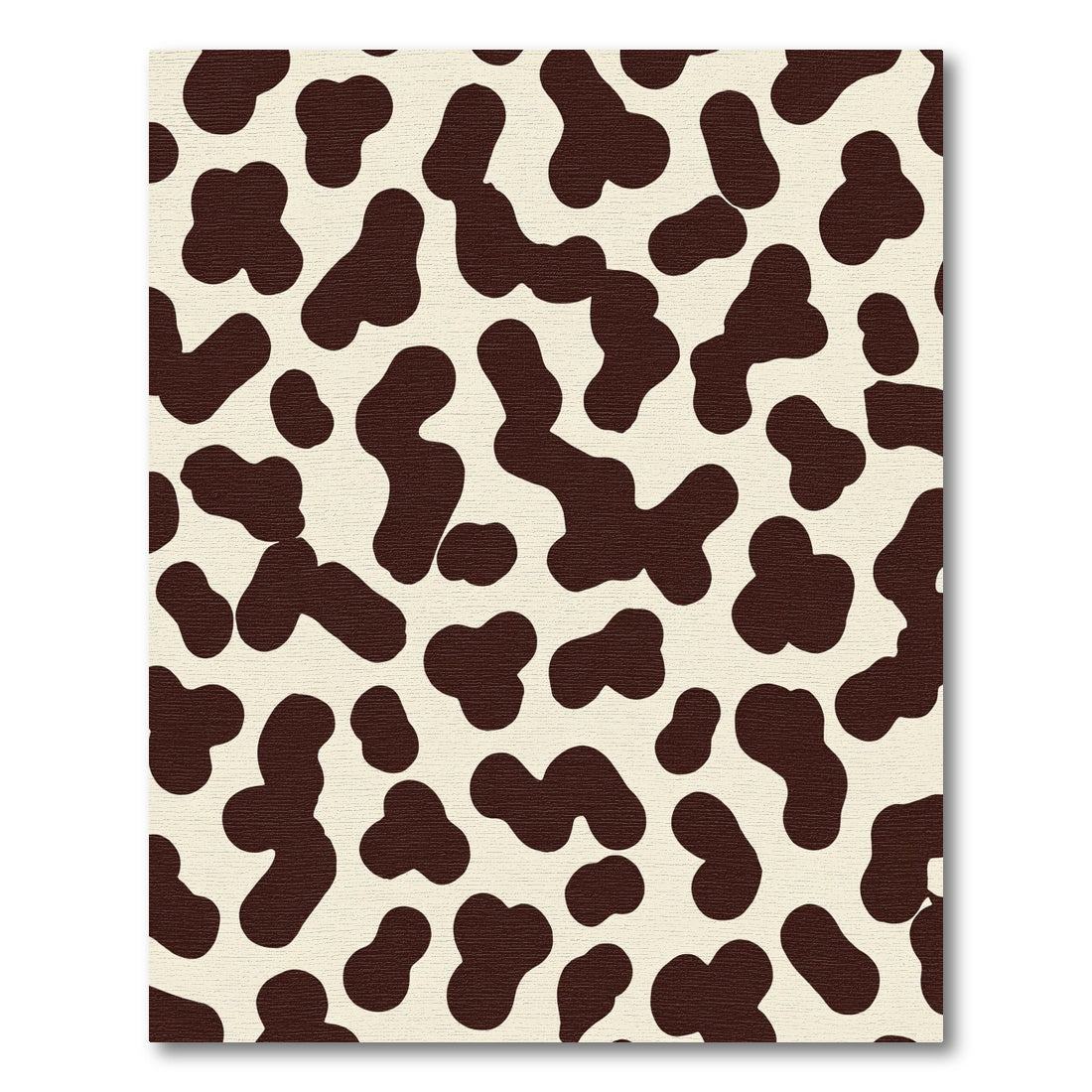 Brown Cream Blotch Spot Rug