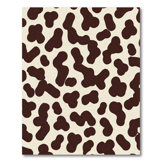 Brown Cream Blotch Spot Rug