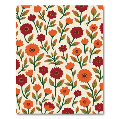 Woodland Autumn Floral Bouquet Rug