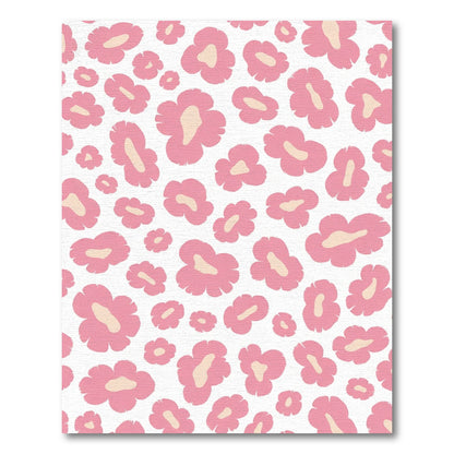 Pink Blush Leopard Spot Repeat Rug