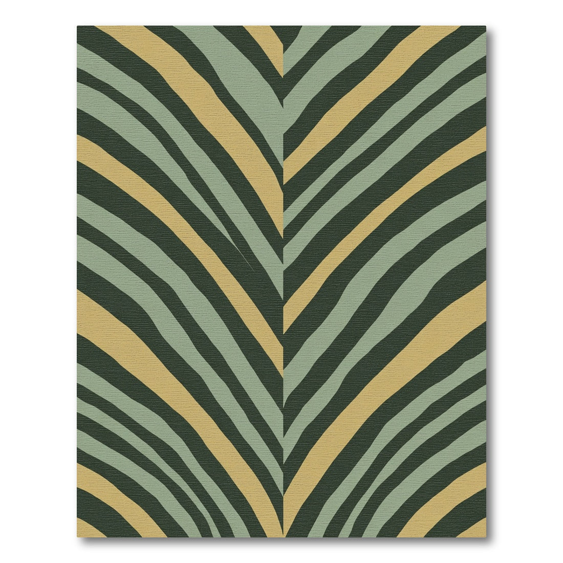 Earthy Stripe Chevron Rug