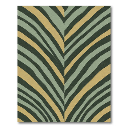 Earthy Stripe Chevron Rug