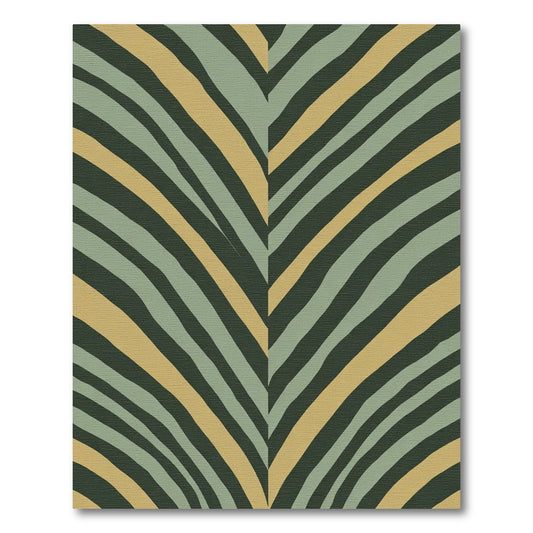 Earthy Stripe Chevron Rug