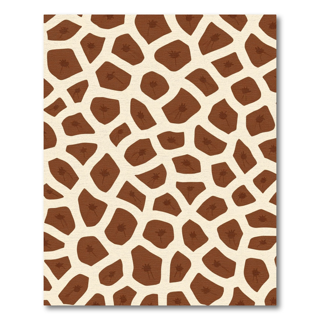 Brown Caramel Giraffe Spots Rug
