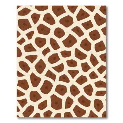 Brown Caramel Giraffe Spots Rug