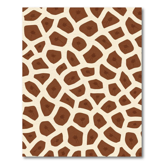 Brown Caramel Giraffe Spots Rug