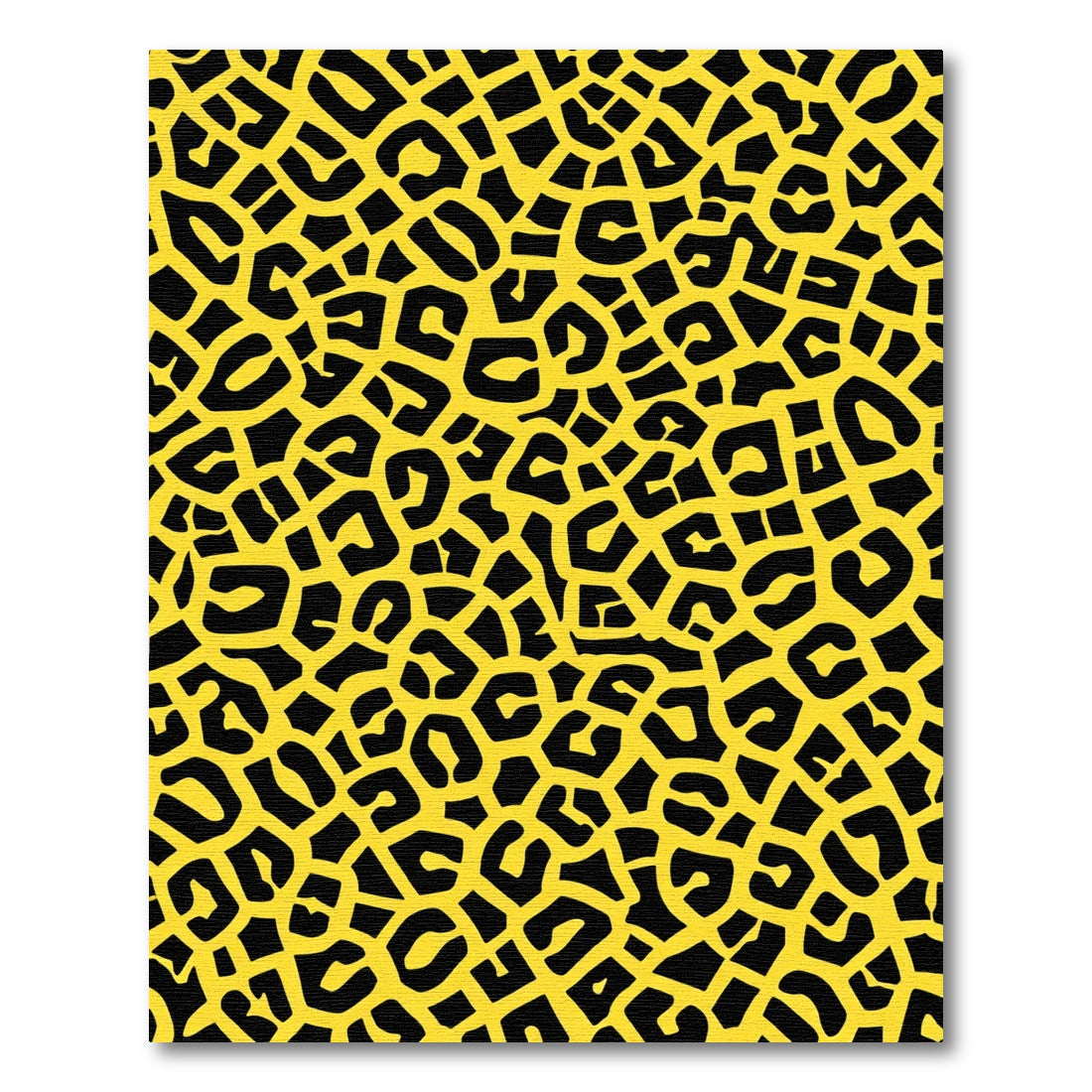 Bold Yellow Black Spots Rug