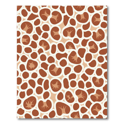Terracotta Circles Organic Composition Rug