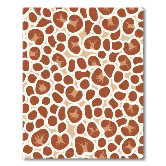 Terracotta Circles Organic Composition Rug