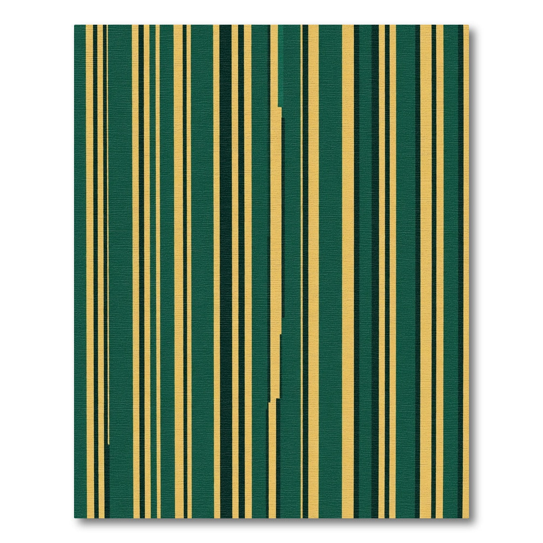 Emerald Golden Stripe Rug