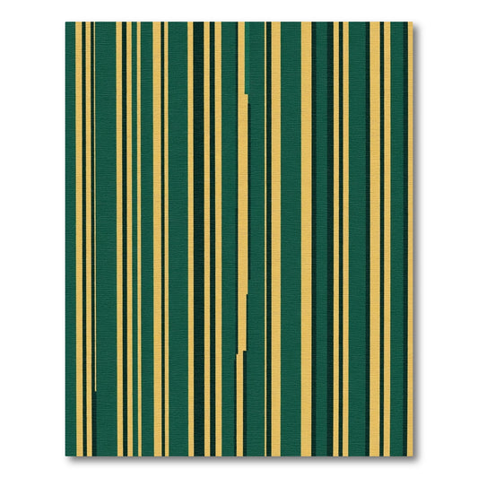 Emerald Golden Stripe Rug