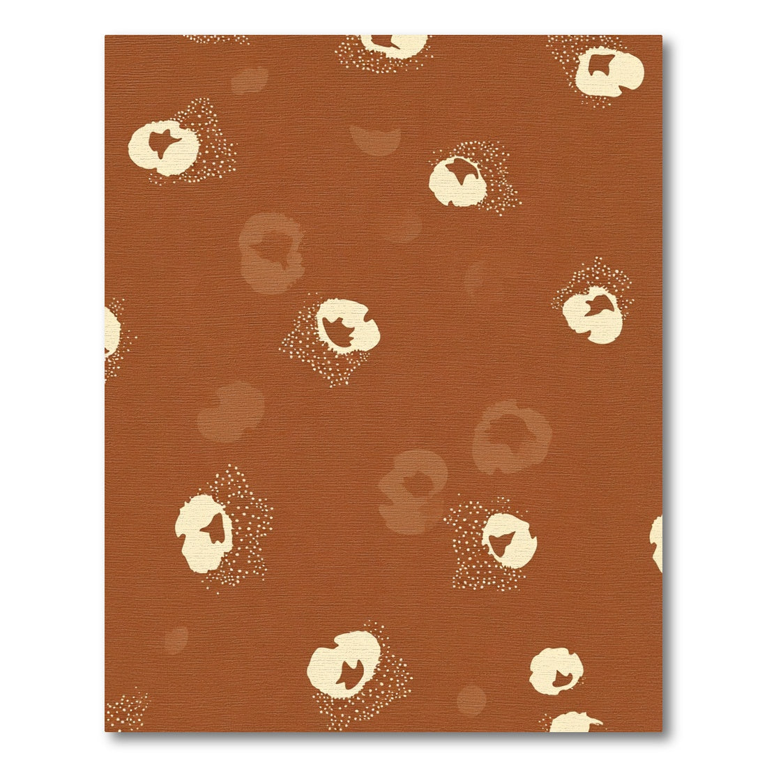 Amber Abstract Organic Spot Rug