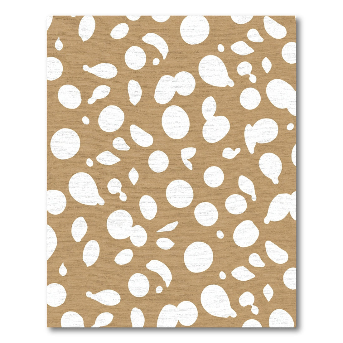 Modern White Dot Scattered Composition Rug