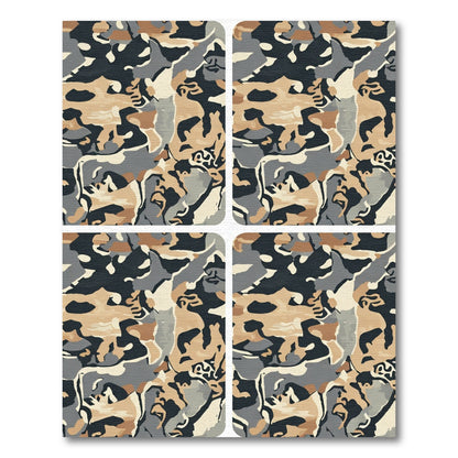Earthy Tones Camouflage Blend Rug