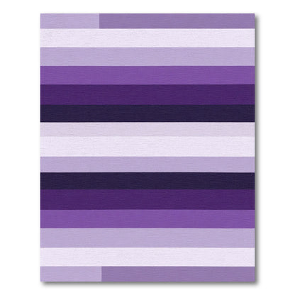 Mauve Purple Striped Harmony Rug