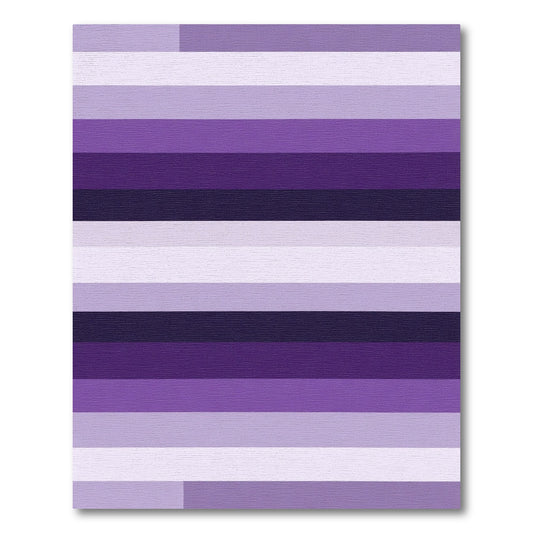 Mauve Purple Striped Harmony Rug