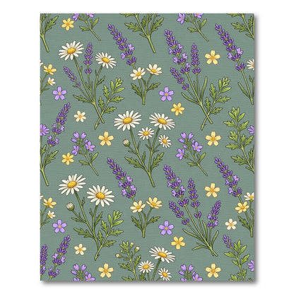 Lavender Daisy Meadow Floral Rapport Rug