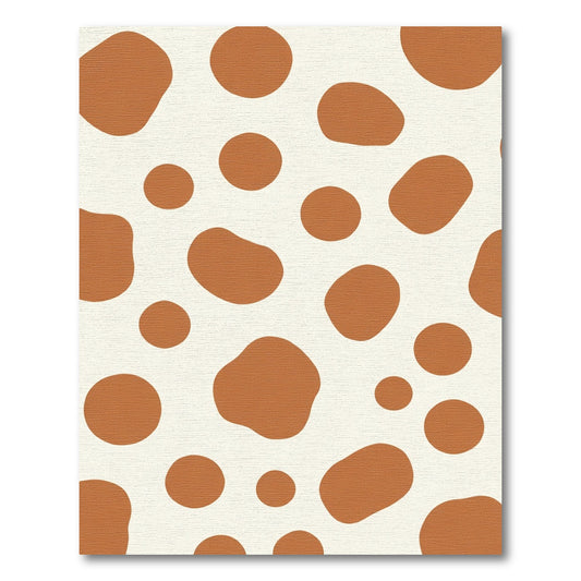 Terracotta Speckled Organic Shape Rug
