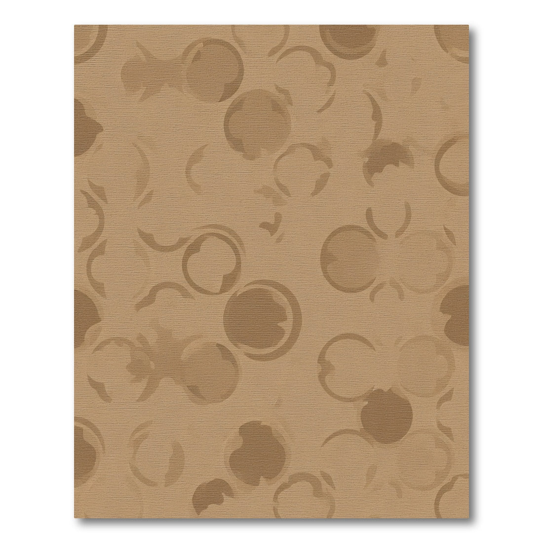Earthy Tones Scattered Circles Rug
