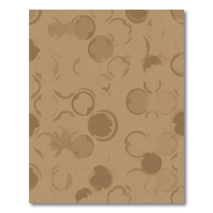 Earthy Tones Scattered Circles Rug