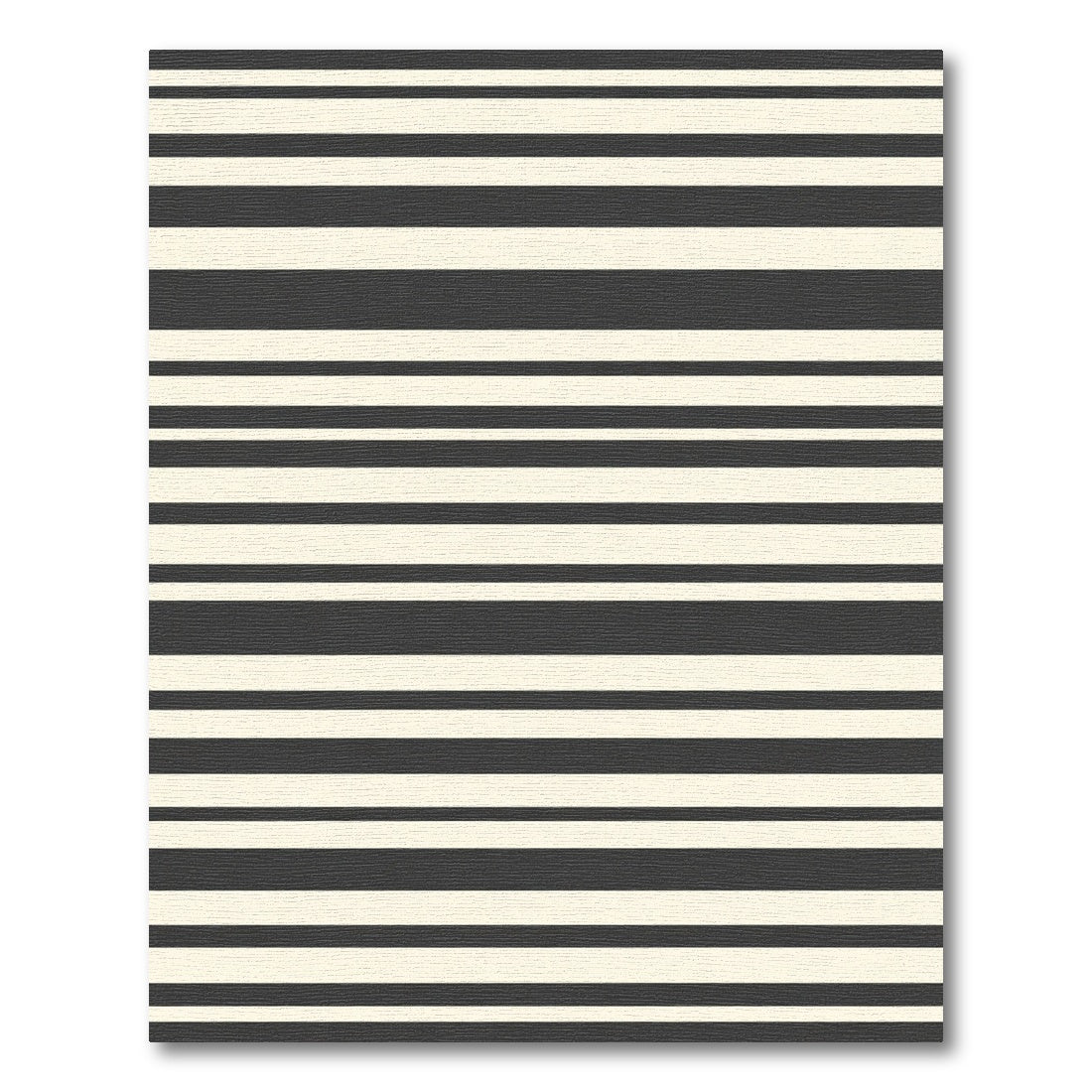 Bold Monochrome Parallel Lines Rug