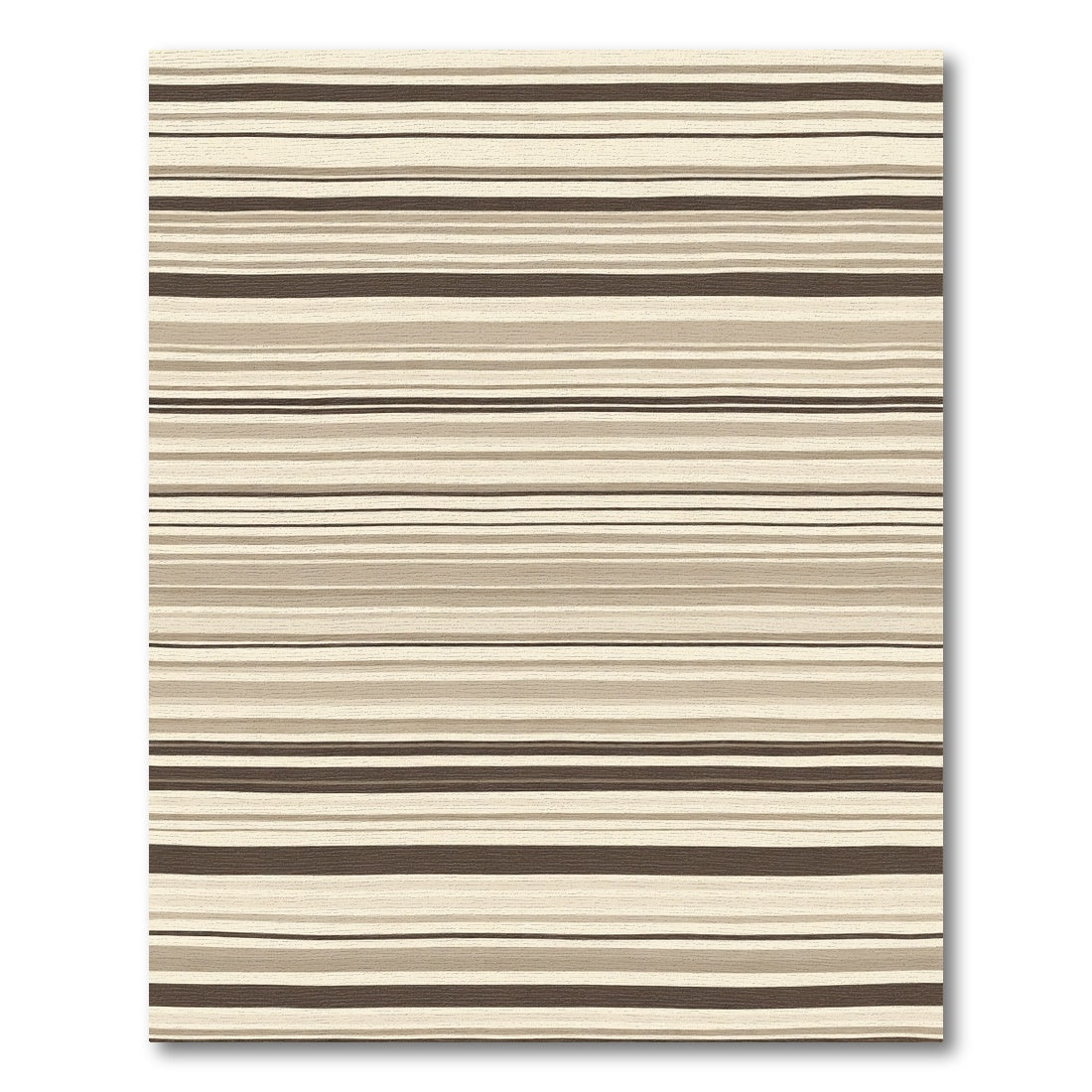 Earthy Tone Handmade Stripe Rug