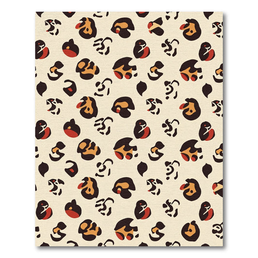 Bold Ochre Animal Spots Rug