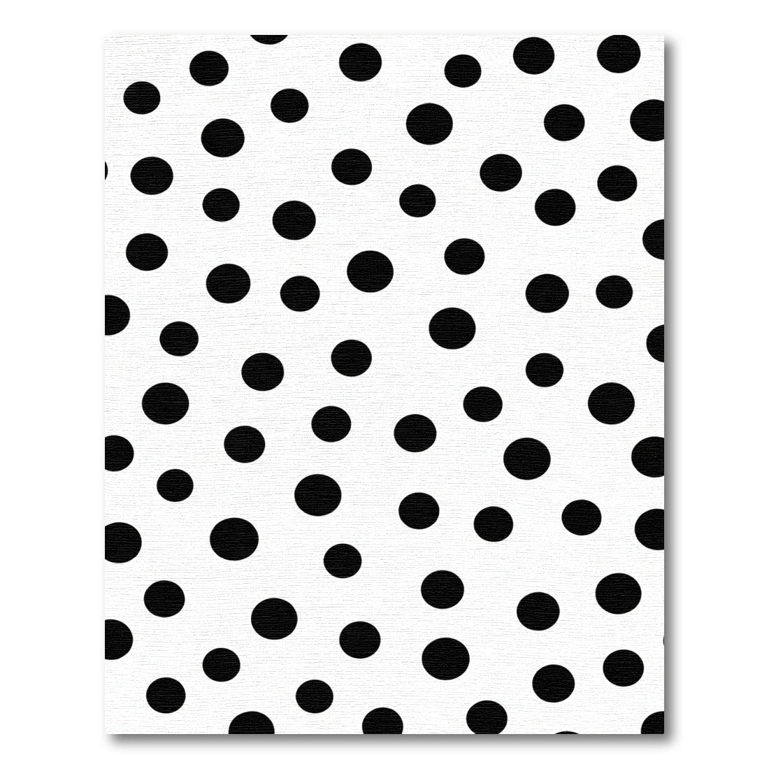 Black Polka Dot Scatter Rug