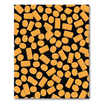 Orange Pills Rectangle Scatter Rug