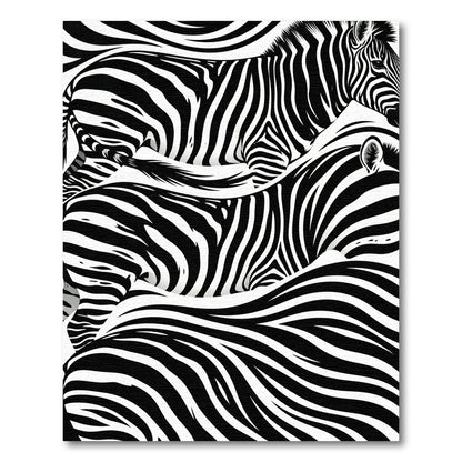 Stripe Zebra Wildlife Art Rug