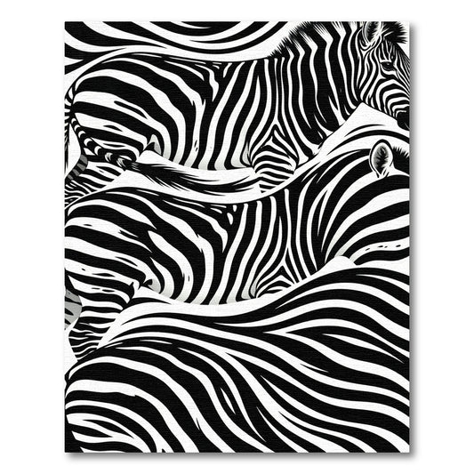 Stripe Zebra Wildlife Art Rug