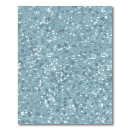 Pale Blue Scattered Speckled Texture Rug