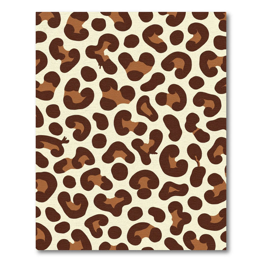 Brown Tan Spotted Animal Hide Rug