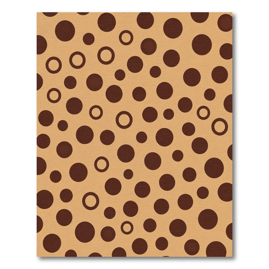 Umbrella Spots Concentric Circles Rug