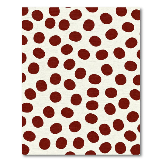 Classic Red Polka Dot Spot Rug