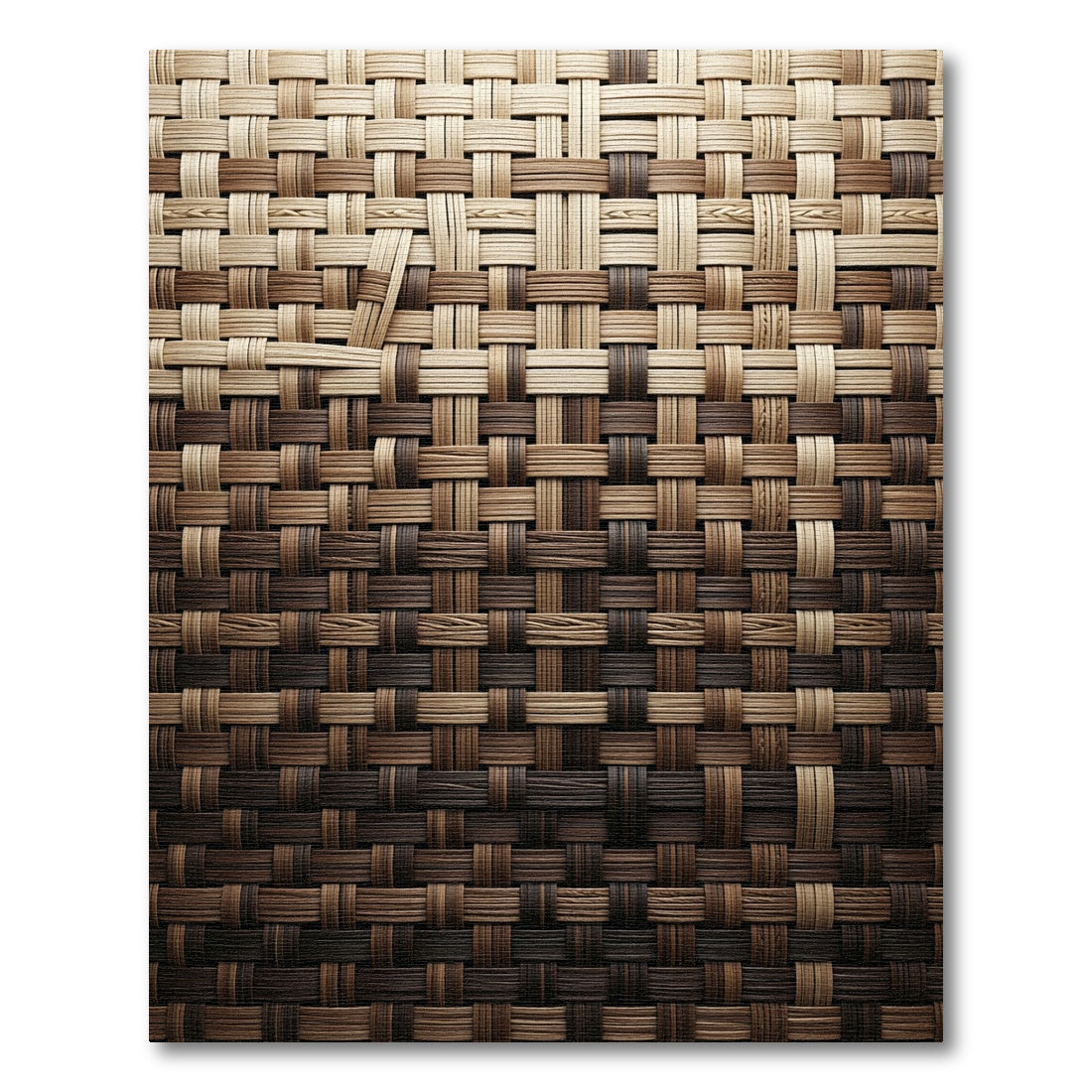 Woven Brown Earth Tones Texture Rug