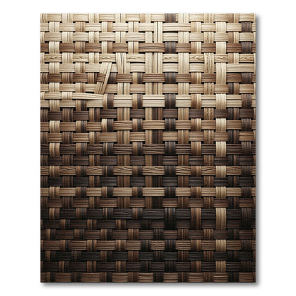 Woven Brown Earth Tones Texture Rug