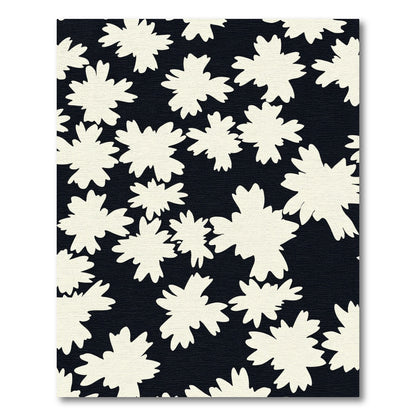 Cream Starburst Scatter Rug