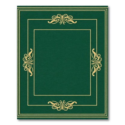 Emerald Gold Ornate Border Rug