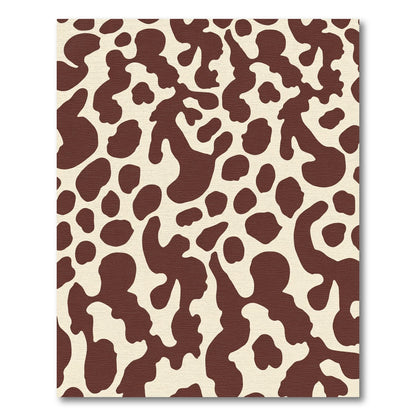 Brown Spot Organic Abstract Rug