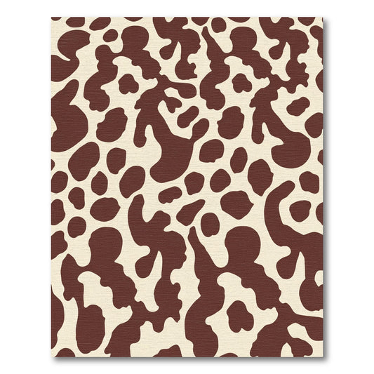 Brown Spot Organic Abstract Rug