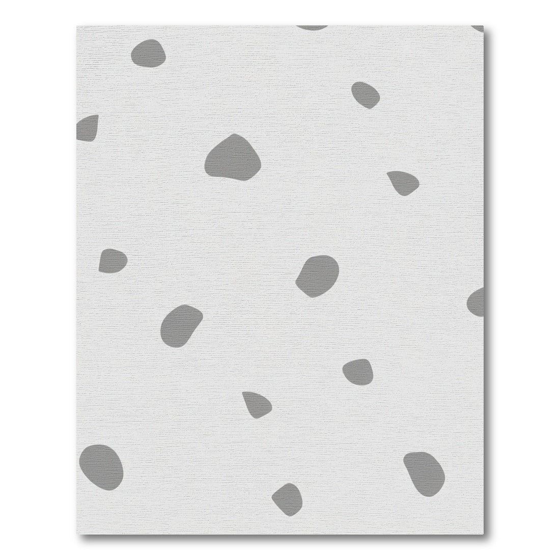 Gray Pebble Scatter Rug
