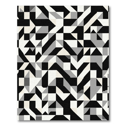 Monochromatic Geometric Abstraction Rug