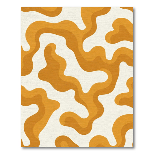 Amber Waves Flowing Composition Rug