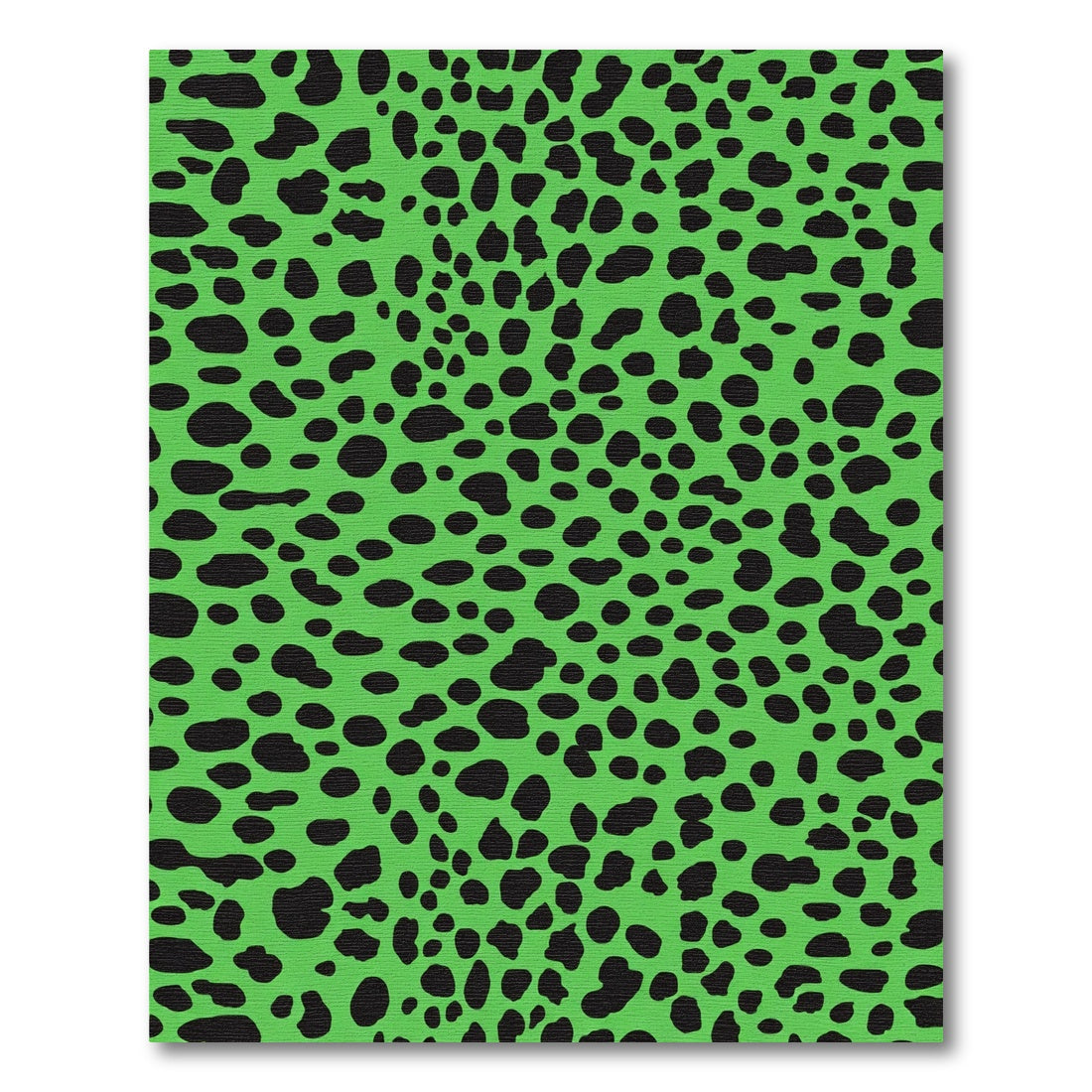 Vibrant Neon Leopard Spots Rug