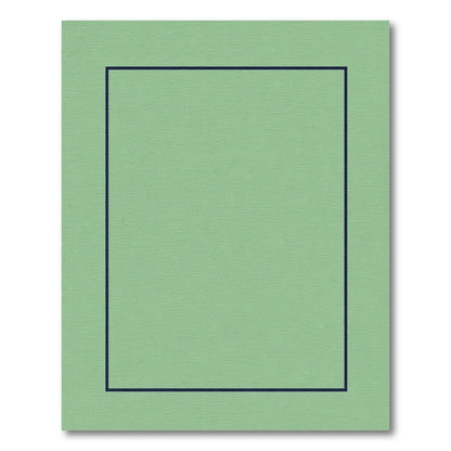 Sage Green Soft Textured Border Rug