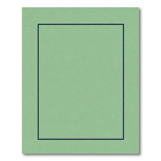 Sage Green Soft Textured Border Rug